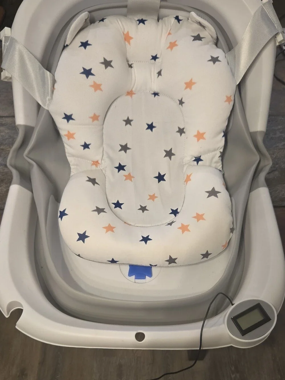 Baby Bath Tub with Star-Print Infant Insert